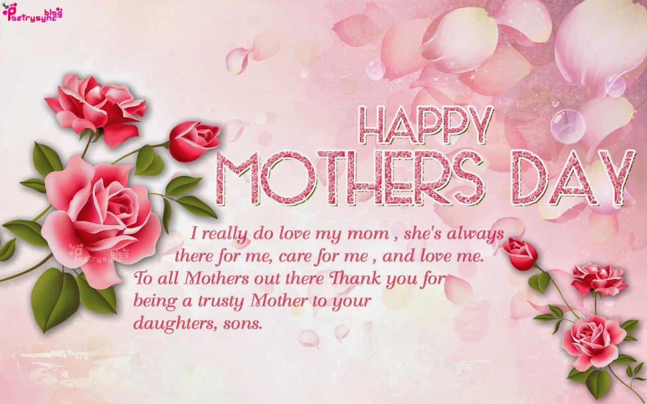 Happy mothers day wishes mom